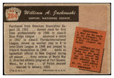 1955 Bowman Baseball #284 William Jackowski Umpire VG-EX 527912