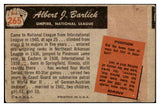 1955 Bowman Baseball #265 Al Barlick Umpire VG-EX 527913