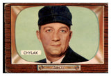 1955 Bowman Baseball #283 Nestor Chylak Umpire GD-VG 527939