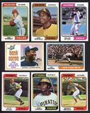 1974 Topps Baseball Complete Set EX-MT/NR-MT Winfield Aaron 527954