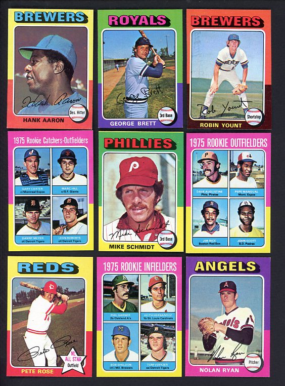 1975 Topps Mini Baseball Complete Set EX-MT/NR-MT Brett Yount 527983