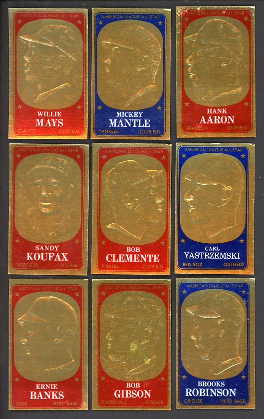 1965 Topps Embossed Complete Set EX-MT Mantle Koufax Mays 527987