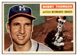 1956 Topps Baseball #257 Bobby Thomson Braves EX-MT 527995