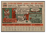 1956 Topps Baseball #208 Elston Howard Yankees EX-MT 527996