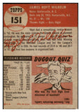 1953 Topps Baseball #151 Hoyt Wilhelm Giants VG-EX 528000