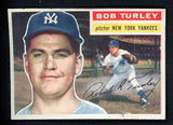 1956 Topps Baseball #040 Bob Turley Yankees VG-EX White 528008