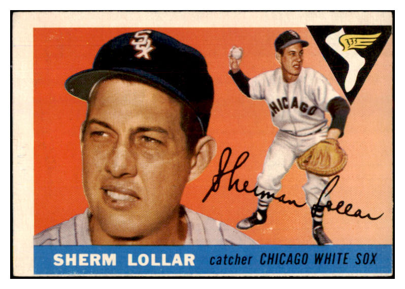 1955 Topps Baseball #201 Sherm Lollar White Sox VG-EX 528014