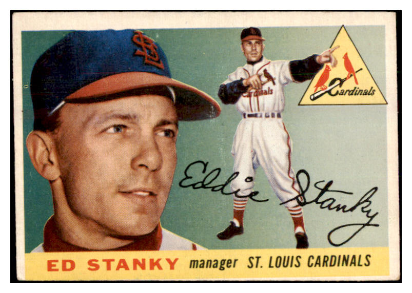 1955 Topps Baseball #191 Eddie Stanky Cardinals VG-EX 528018