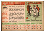 1955 Topps Baseball #207 Billy Consolo Red Sox EX-MT 528019