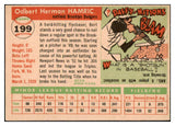1955 Topps Baseball #199 Bert Hamric Dodgers EX-MT 528021