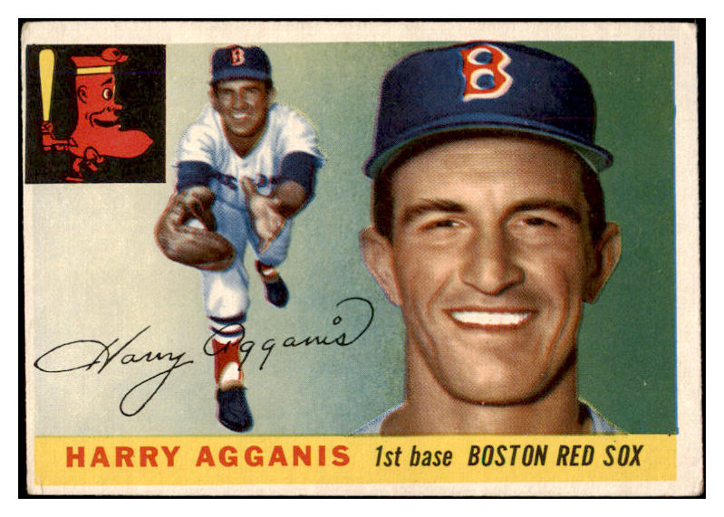 1955 Topps Baseball #152 Harry Agganis Red Sox Good 528023