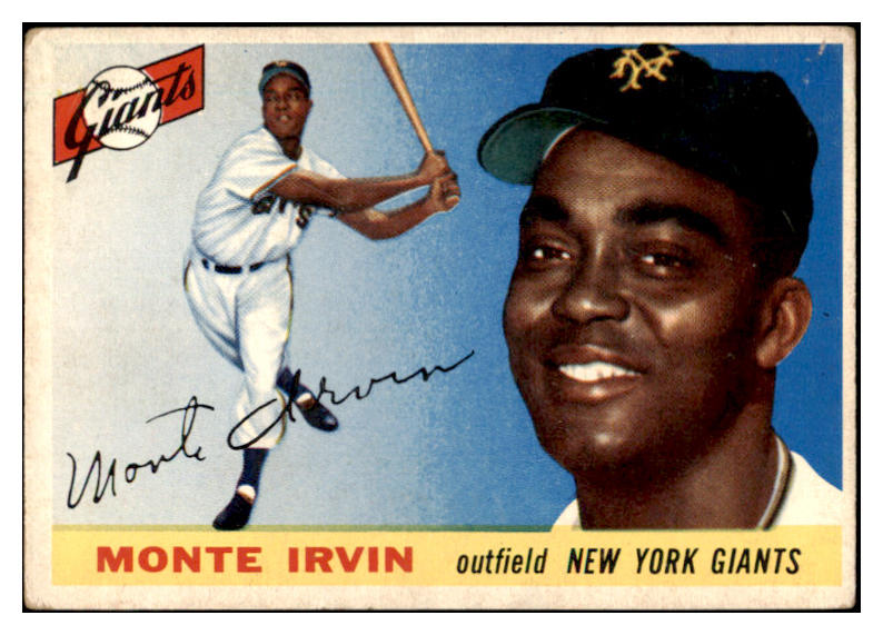 1955 Topps Baseball #100 Monte Irvin Giants VG-EX 528028