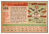 1955 Topps Baseball #193 Johnny Sain Yankees EX-MT 528033