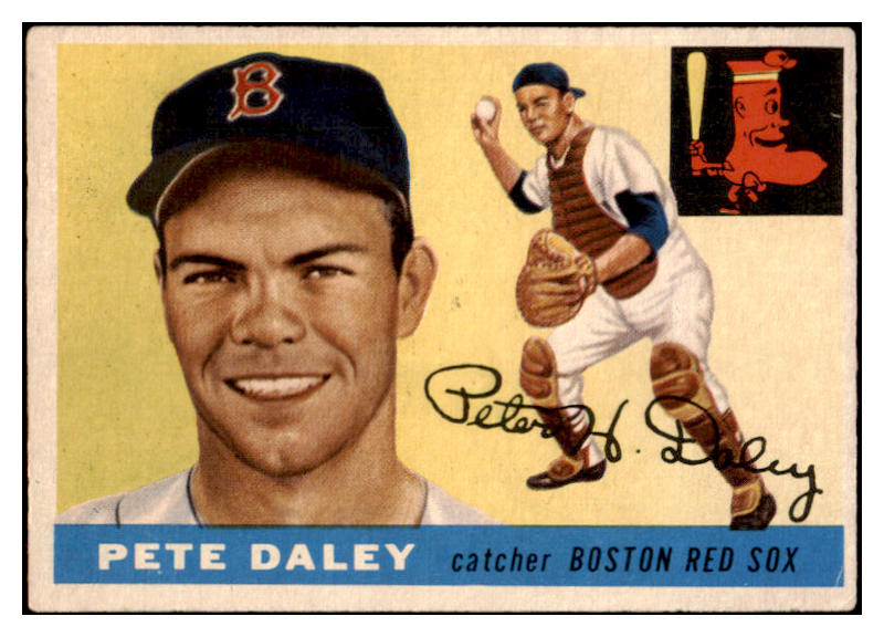 1955 Topps Baseball #206 Pete Daley Red Sox VG 528034