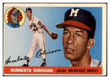 1955 Topps Baseball #182 Humberto Robinson Braves VG-EX 528043