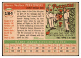 1955 Topps Baseball #184 Harry Perkowski Cubs VG-EX 528045