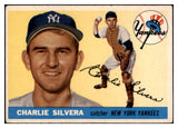 1955 Topps Baseball #188 Charlie Silvera Yankees VG-EX 528046