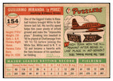 1955 Topps Baseball #154 Willie Miranda Orioles EX-MT 528048