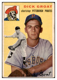 1954 Topps Baseball #043 Dick Groat Pirates VG 528058