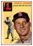 1954 Topps Baseball #080 Jackie Jensen Red Sox VG-EX 528063