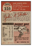 1953 Topps Baseball #235 John Hetki Pirates EX 528073