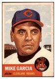1953 Topps Baseball #075 Mike Garcia Indians EX-MT 528080