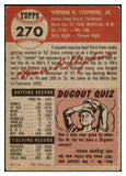 1953 Topps Baseball #270 Vern Stephens White Sox VG-EX 528089