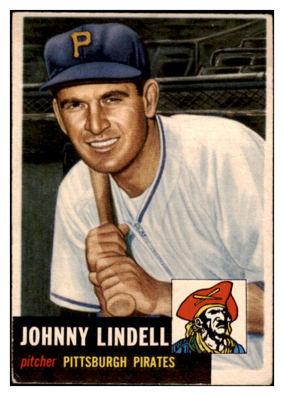 1953 Topps Baseball #230 Johnny Lindell Pirates VG-EX 528096