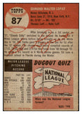 1953 Topps Baseball #087 Eddie Lopat Yankees EX-MT 528105