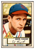 1952 Topps Baseball #165 Eddie Kazak Cardinals VG-EX 528119