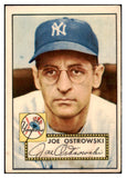1952 Topps Baseball #206 Joe Ostrowski Yankees VG-EX 528121