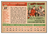 1955 Topps Baseball #027 Billy Gardner Giants EX-MT 528124