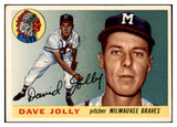 1955 Topps Baseball #035 Dave Jolly Braves EX-MT 528125