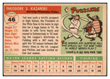 1955 Topps Baseball #046 Ted Kazanski Phillies EX-MT 528127