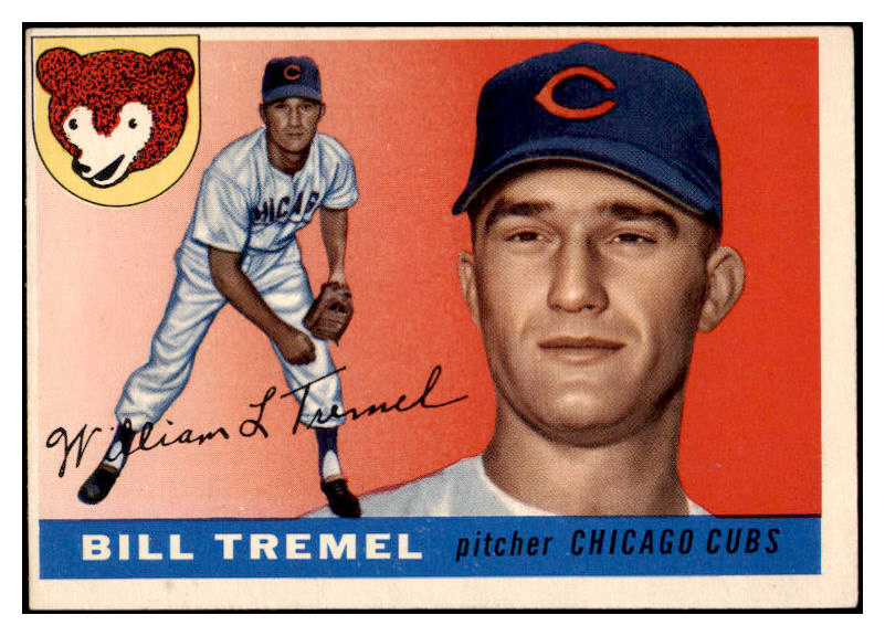 1955 Topps Baseball #052 Bill Tremel Cubs EX-MT 528129