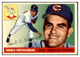 1955 Topps Baseball #077 Arnie Portocarrero A's EX-MT 528134