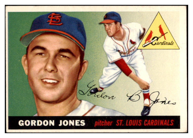1955 Topps Baseball #078 Gordon Jones Cardinals EX-MT 528135