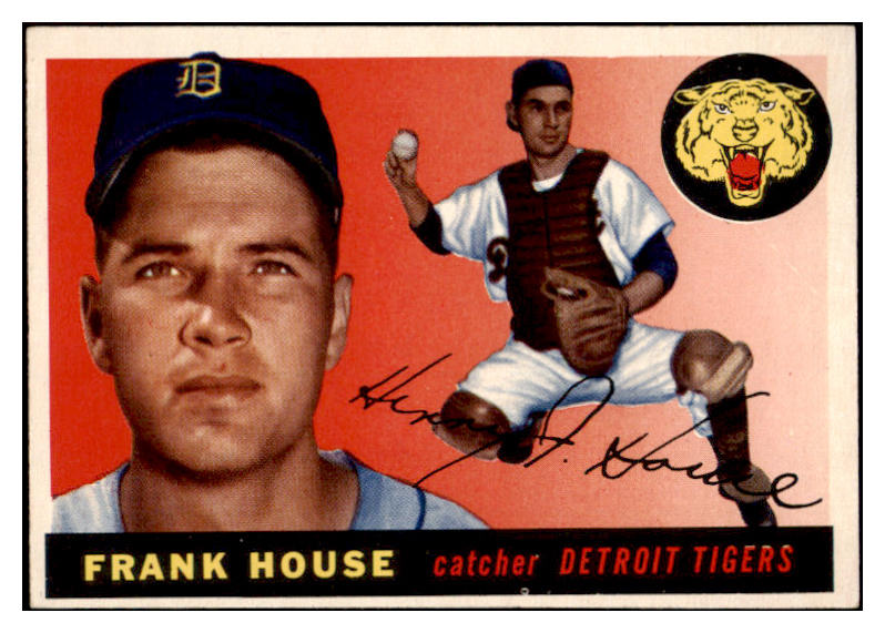 1955 Topps Baseball #087 Frank House Tigers EX-MT 528138