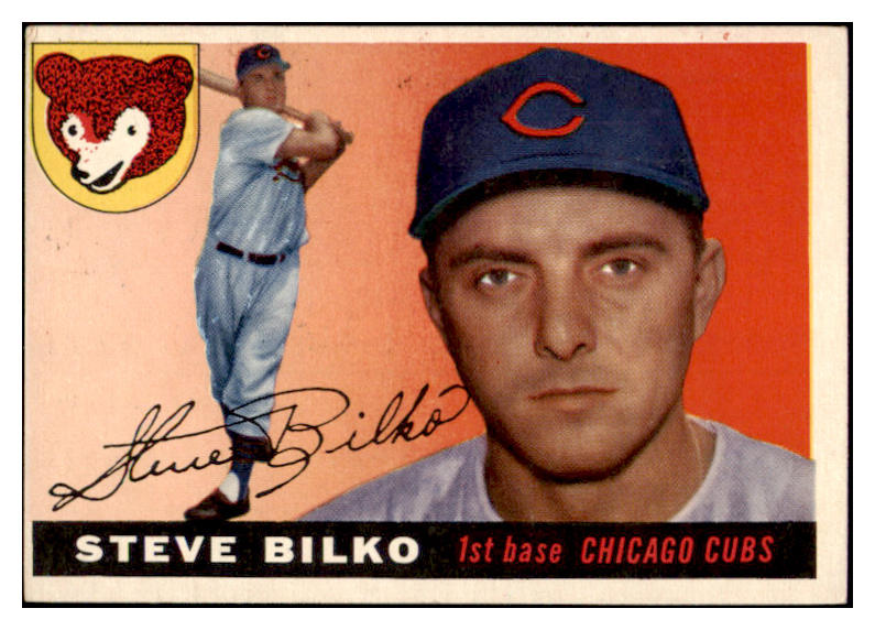 1955 Topps Baseball #093 Steve Bilko Cubs EX-MT 528142