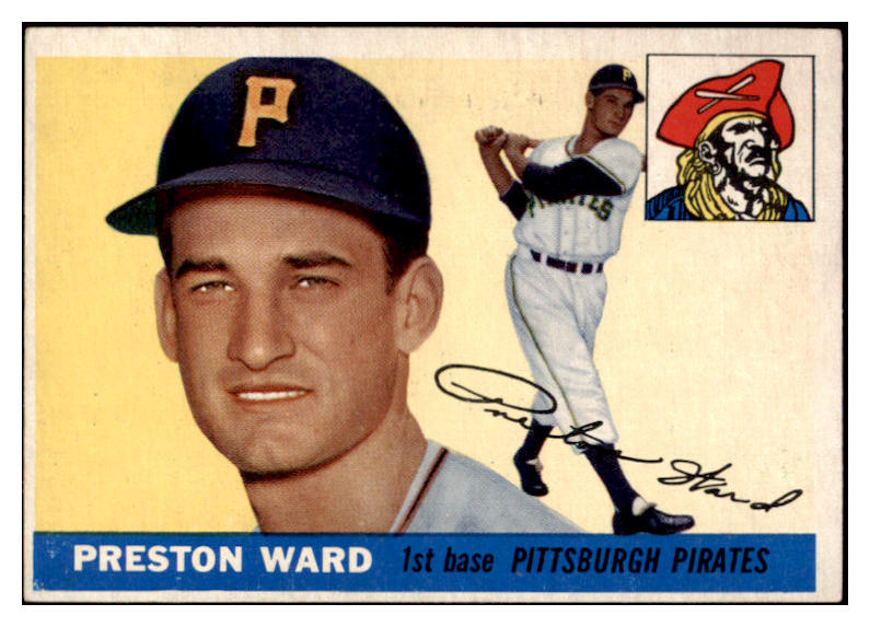 1955 Topps Baseball #095 Preston Ward Pirates EX-MT 528144