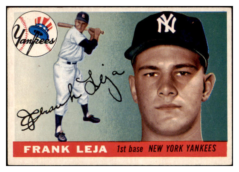 1955 Topps Baseball #099 Frank Leja Yankees EX-MT 528145