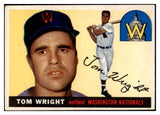 1955 Topps Baseball #141 Tom Wright Senators EX-MT 528150