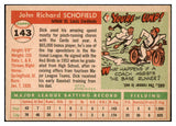 1955 Topps Baseball #143 Dick Schofield Cardinals EX-MT 528151