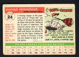 1955 Topps Baseball #024 Hal Newhouser Indians GD-VG 528159