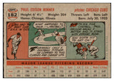 1956 Topps Baseball #182 Paul Minner Cubs EX-MT 528165
