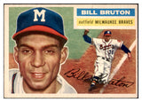 1956 Topps Baseball #185 Bill Bruton Braves EX-MT 528166