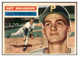 1956 Topps Baseball #204 Art Swanson Pirates EX-MT 528172