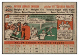 1956 Topps Baseball #204 Art Swanson Pirates EX-MT 528172