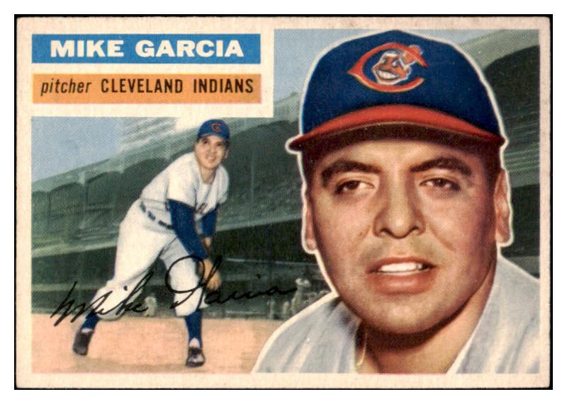 1956 Topps Baseball #210 Mike Garcia Indians EX-MT 528173