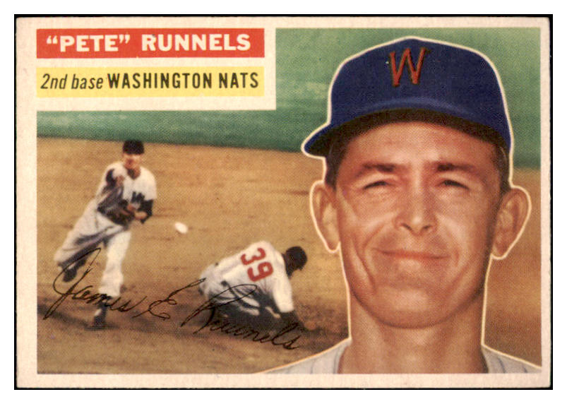 1956 Topps Baseball #234 Pete Runnels Senators EX-MT 528175